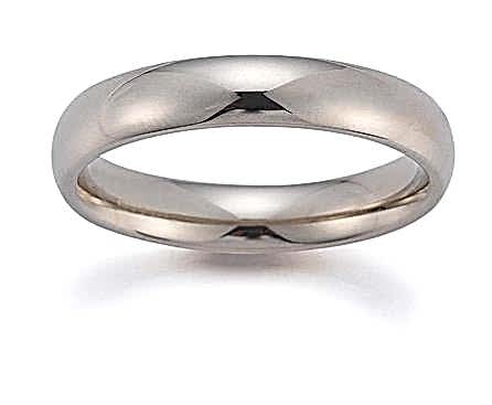 2610 Forlovelsesring hvitt gull 585/ 4mm