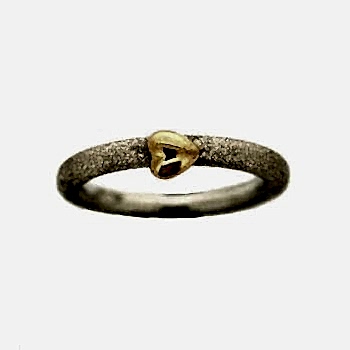 Van Bergen SILVER HEART ring